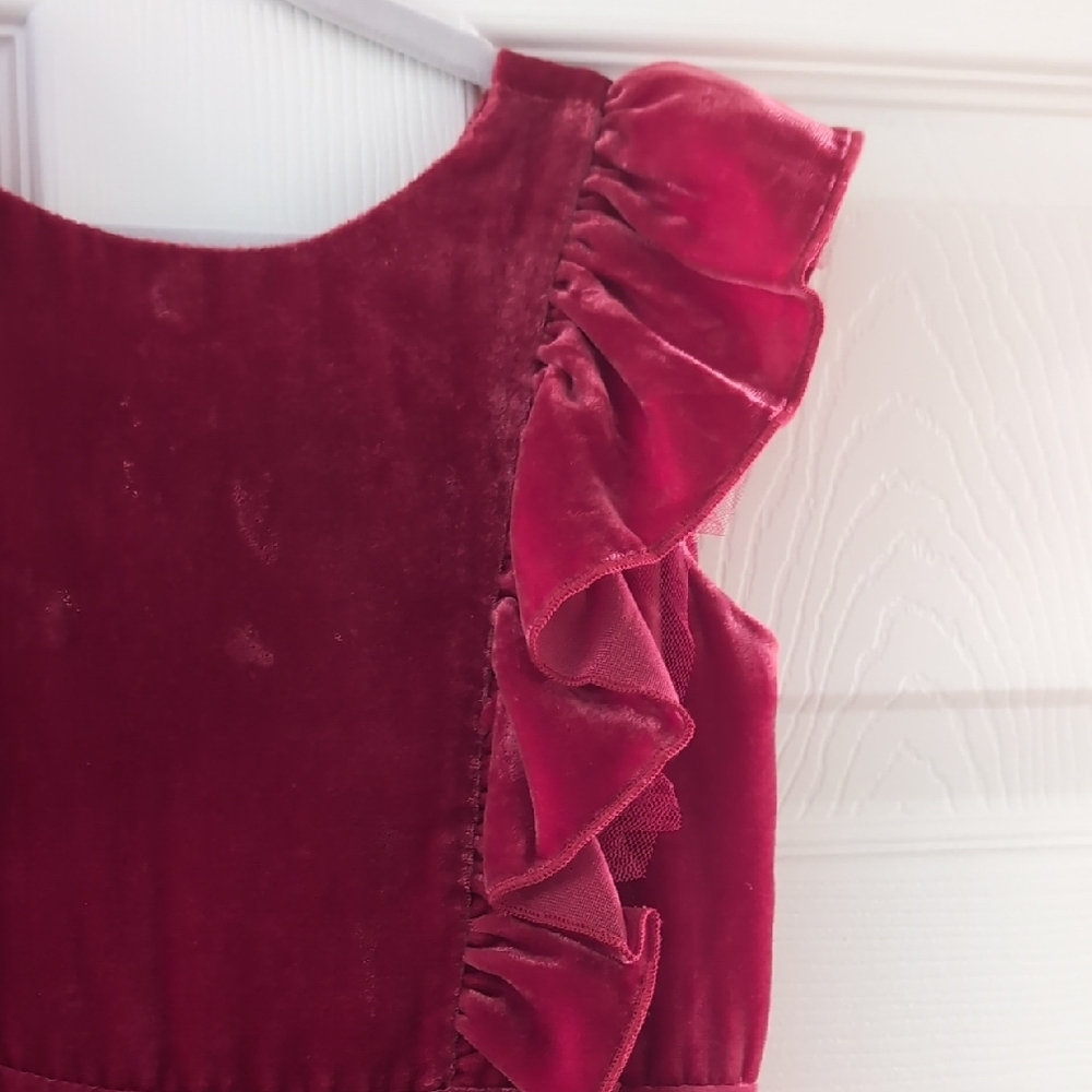 J. Crew Red Ruffled A-line Sundress - Picture 2 of 6